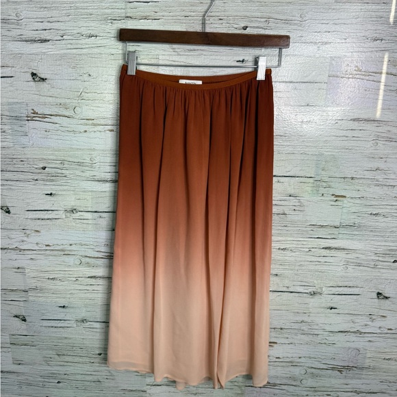 Aritzia babaton Ombre Maxi Skirt in Brown and Cream size xxs - Picture 1 of 6